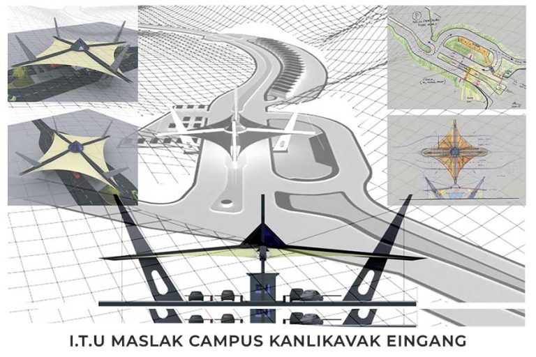 I.T.U MASLAK CAMPUS KANLIKAVAK EINGANG